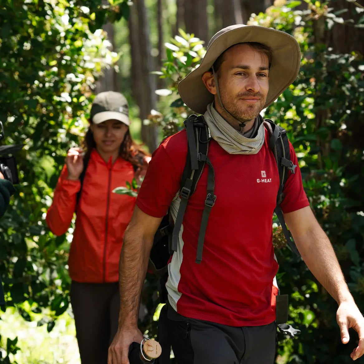 Chapeau rafraîchissant ANTI UV G-Heat porté