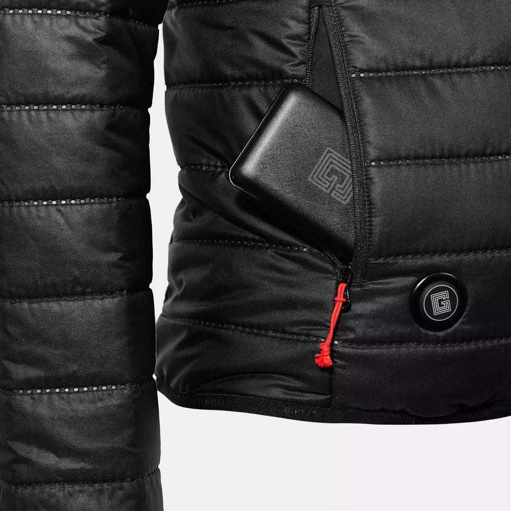 Batterie dans la poche doudoune