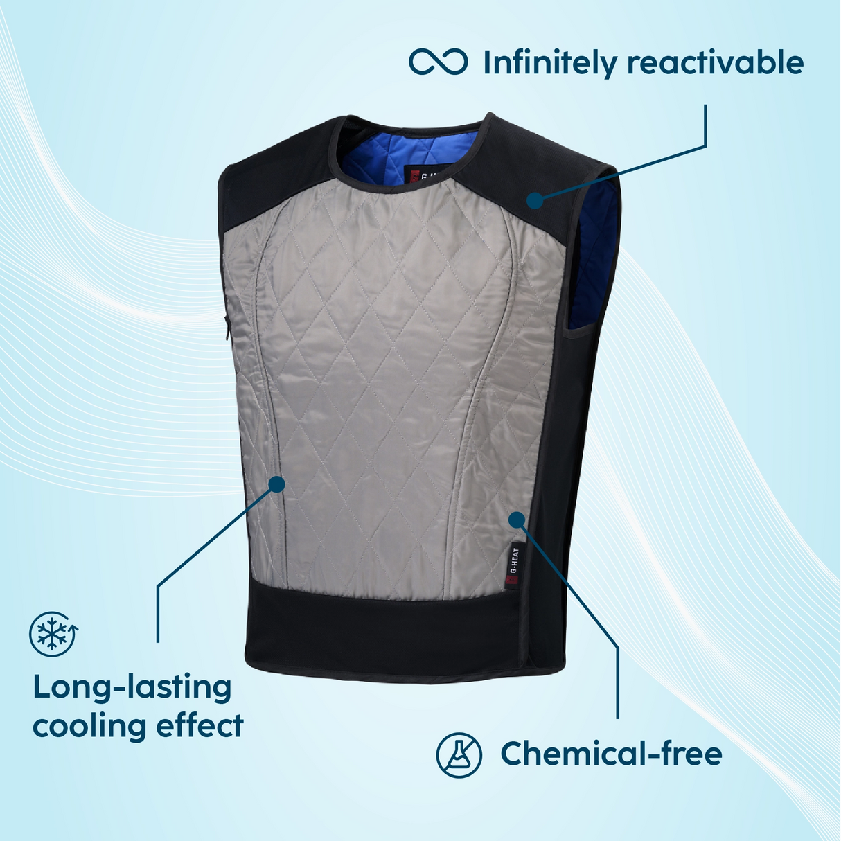 Gilet rafraîchissante atout produit