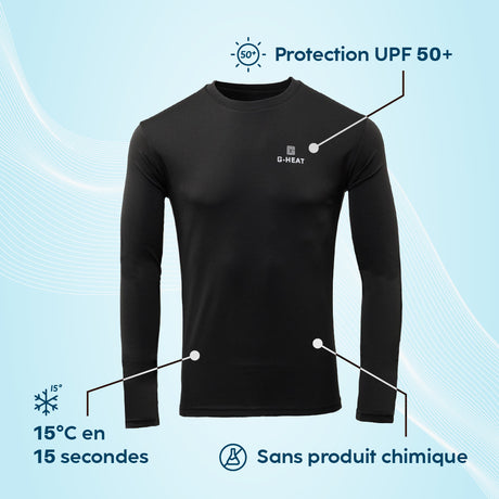 T-shirt rafraîchissant manches longues atouts produit