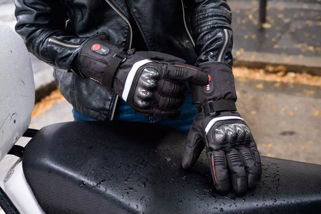 RIDER heated motorcycle gloves