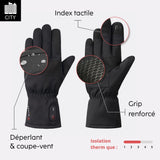 Comfort + heated gloves