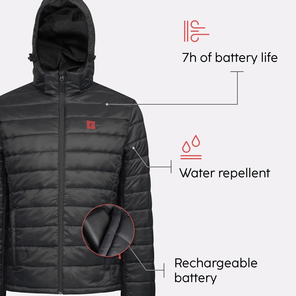 Doudoune chauffante atouts produit 