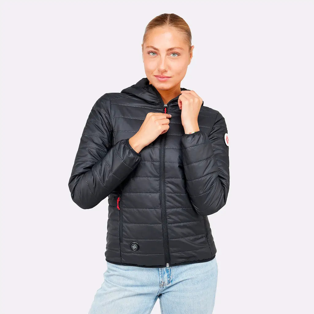 Women's Extra-Warm down jacket - BATV01 second life battery