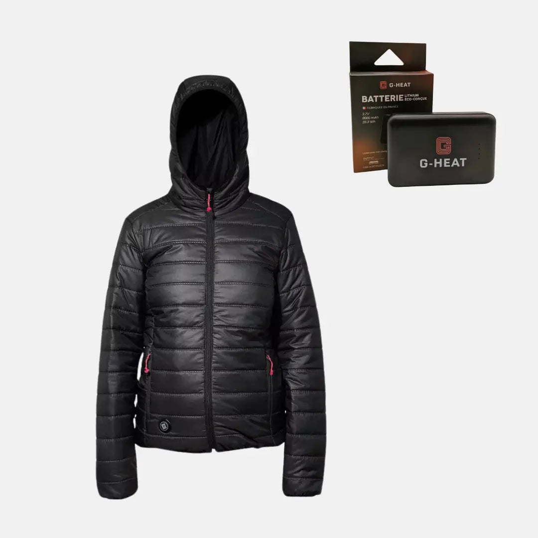 Women's Extra-Warm down jacket - BATV01 second life battery