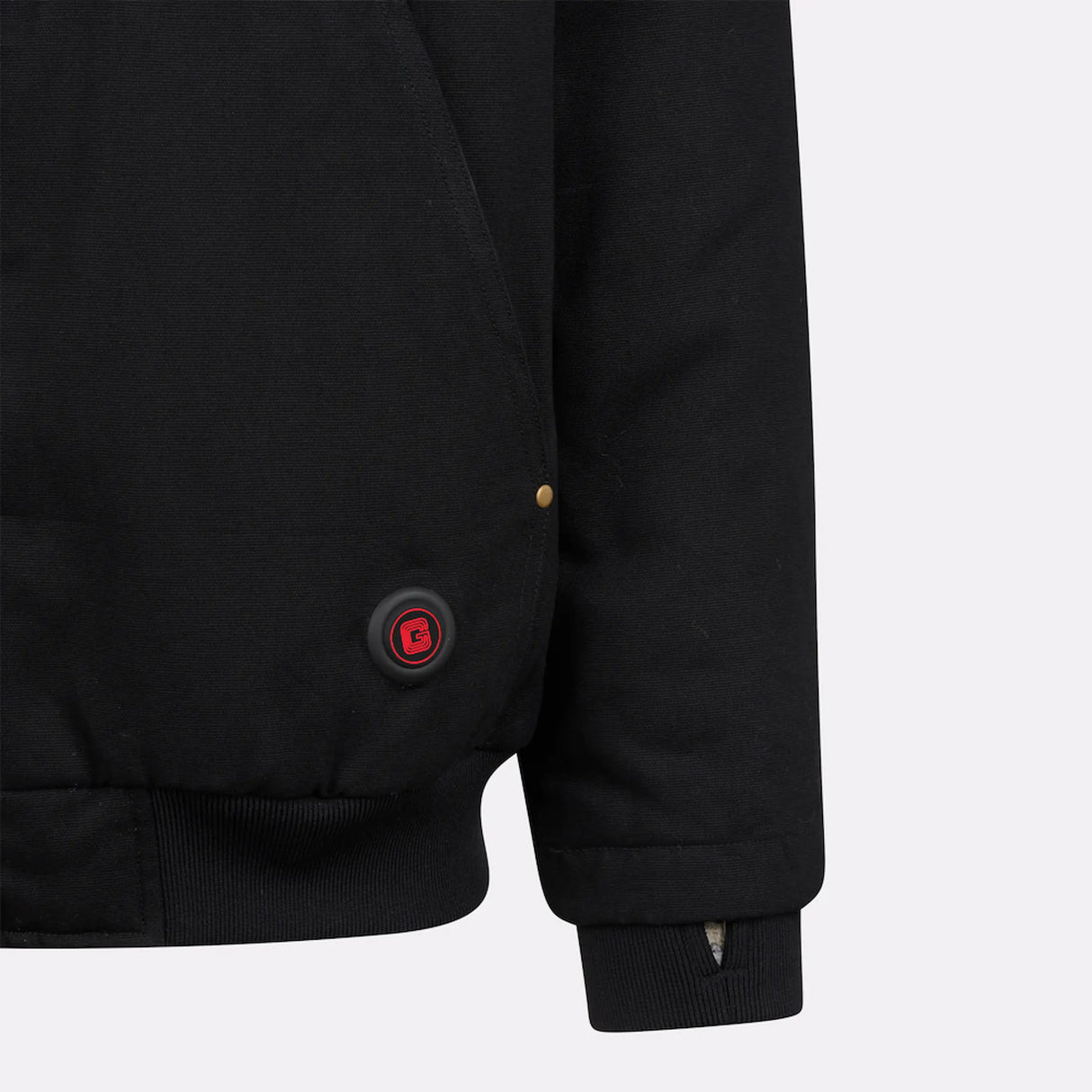 Veste STREET chauffante zoom bouton G-Heat