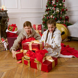 Cat print plaid sweater - children 3-7 years