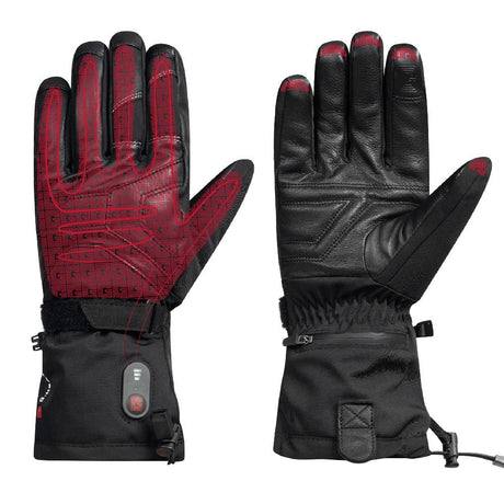 Gants de ski chauffants cuir EVO 3 G-Heat zones de chauffe