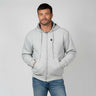 Hoodie chauffant zippé gris G-Heat face